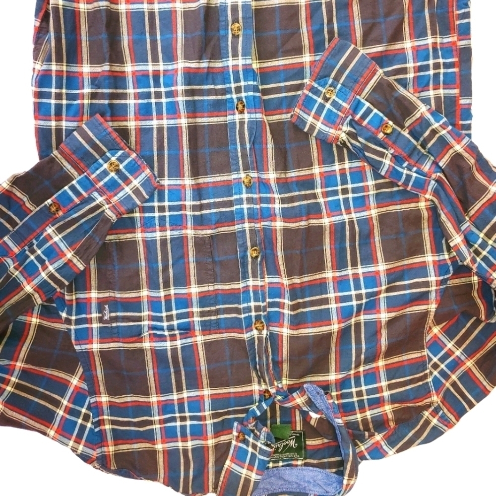 Woolrich Plaid Button Shirt M